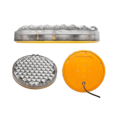 Lampa LED pulsanta - Preavertizare trafic - 200 mm diametru si 2200 candele intensitate luminoasa - FARA controler flash Lampa LED pulsanta - Preavertizare trafic - 200 mm diametru si 2200 candele intensitate luminoasa - FARA controler flash